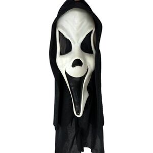 Vintage 90s Fun World Div Scream Mask Ghostface Glow in the Dark